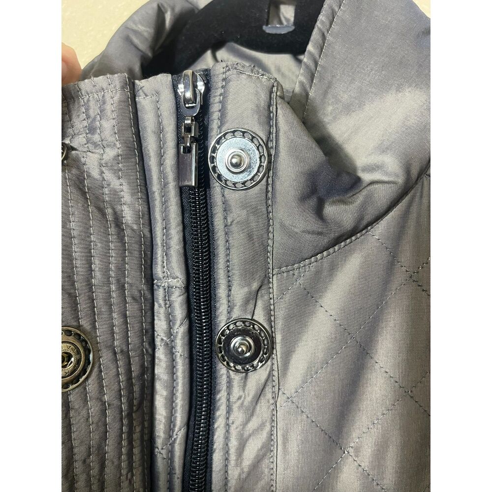 Pendleton Lightweight Gray Silver Puffer Anorak Q… - image 13